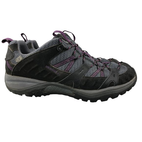 Merrell Women's 11 Siren Sport 2 Damson Black Purple Q-Dry Hiking Shoes J48872 - Picture 1 of 12